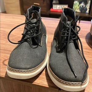 Seven91 Black Men's Casual Shoes